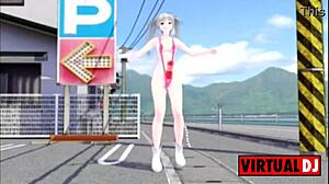 Oh man, I mixed this mmd futanari masturbation dance with dj riko's wavefile, it's so hot... wait, wavefile?