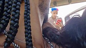 😏 Took my hot latina blonde friends to woods for creampie orgy! 🔥💦