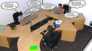 Hey, check out this office party comic where everyone mingles in chapter 02.