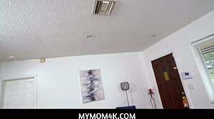 Hey stepson, want this blonde milf stepmom Sydney Paige to give you a sensual handjob POV style?