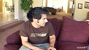 Lennox craves more than her husband's cock now turning to anal play with toys in lingerie on the bed.