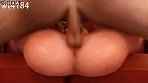 Mercy takes that big cock deep in her ass to get fucked and pregnant 😈