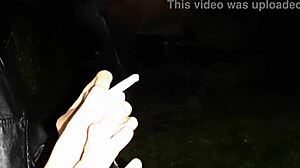 cigarette share leads to stranger pussy licking orgasm