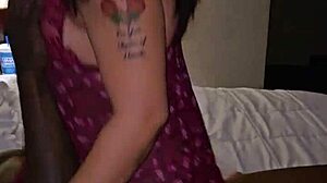 wife devours 10-inch black cock from bar stranger as i watch her swing