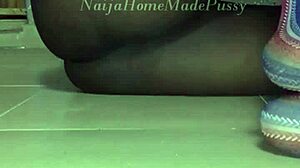 naijahomemadepussy teases big natural tits in sexy see-through lingerie