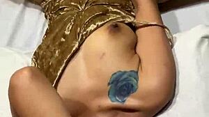 double penetration slut takes dick and dildo deep!