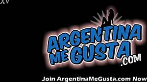 Huge Titted Latina Tattoo Babe's Massive Ass in Lingerie