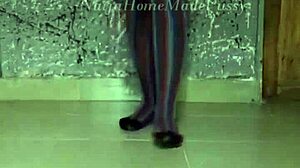 naijahomemadepussy teases big natural tits in sexy see-through lingerie