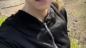 cute asian ladyboy lexi faith in pantyhose stockings outdoor summer vlog casual fun