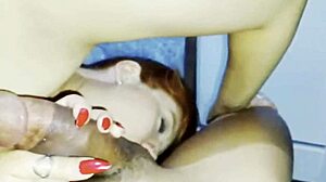 PUTA NOVINHA SITS ANAL ON COCK TAKING MASSIVE CUMSHOT IN ROUGH TABOO FUCK!