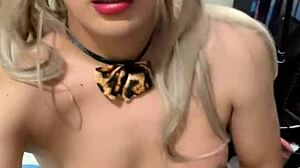 trans with rich milky tits tempts you to taste her delicious load