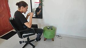 Horny Stepsister Gives Sloppy Blowjob Then Fucks Pussy Doggystyle Taboo