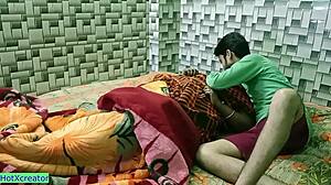 Desi bhabhi's wet pussy pounded by neighbor in dirty talk frenzy