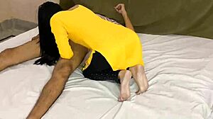 Punjabi Stepmom's Naughty Hindi Family Sex with Horny Son