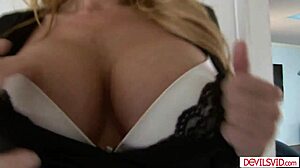 Big tit milf gives titjob licks and fucks petite teen stud doggystyle