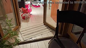 cute big boobs big ass girl tries lingerie in porn casting