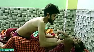 Desi bhabhi's wet pussy pounded by neighbor in dirty talk frenzy