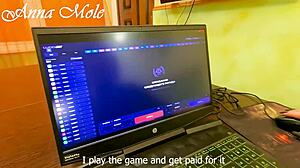 A Big Round Ass Beauty Fingers Dripping Pussy to Explosive Orgasms