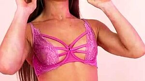 Sexy hunkemoller panties and thong tease see-through lingerie try-on