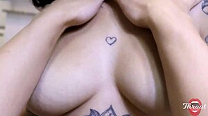 Wanna see this lactating novinha's deepthroat blowjob and cum titsjob?