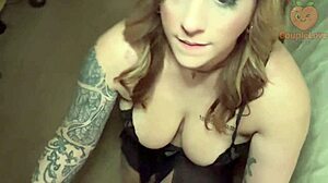 stepmom needs rent money, sucks huge cock cum on big tits!