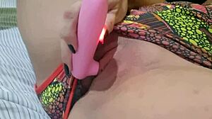 you loving this brazilian flashing her big swollen clit?