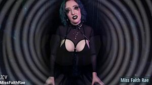 miss faith rae bewitches with emo goth joi femdom slave mantras