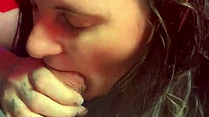 wifey deepthroats my cock right in the public sex shop... oops!