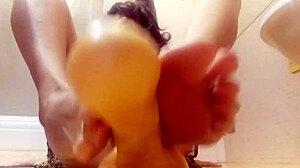 Crossdresser Dilemma: Hard Choice Between Pussy Dildo or Cock