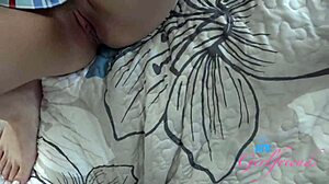 amber angel's braces shine as student pussy takes deep cock creampie on holiday