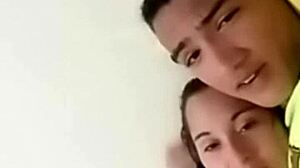 sexy couple fucks passionately on bed with wet intensity