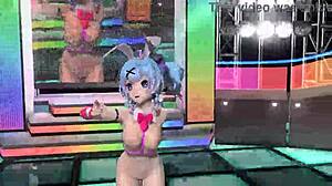 Hatsune miku full nude bunny goddess big tits ass exposed