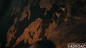 lara's guts rocked hard by futanari pounding 🔥