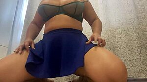 Stepmom's wet pussy throbs horny during intense workout