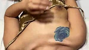 double penetration slut takes dick and dildo deep!