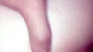 Blonde teen girlfriend's tight asshole takes rough doggystyle cumshot