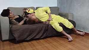 caught my nerdy pikachu nephew jerking off and couldn't resist fucking him 😈🍆