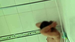 hidden cam spies sexy latina nurse licking pussy in institute bathroom