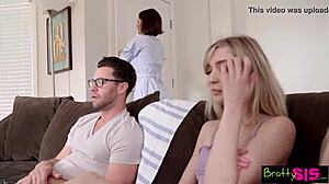 Adik Ipar Pirang Kurus Berbagi Seks Keluarga Tabu Hot