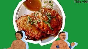 i love young chinese food wrestling in the hood...