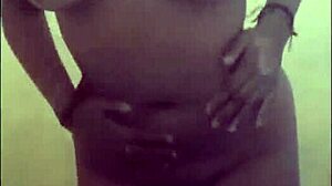 Watch me cum big cock while friend undresses in yard