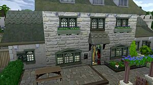 threesome thrills in public bar with monster cocks pulsing cumshots on our faces