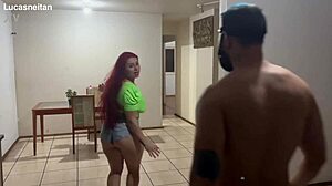 oh man, this sensual redhead cosplay massage turns into sloppy deepthroat cumshot for jason's halloween happy ending 😩💦