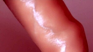 Sexy Japanese Babe Gulps Thick Cum Close-Up