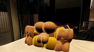 ankha rides big white cock then takes creampie doggystyle