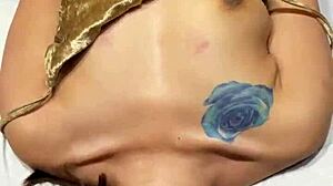 double penetration slut takes dick and dildo deep!