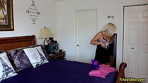 PARIS UNWRAPS AND DEVOURS THROBBING PACKAGE