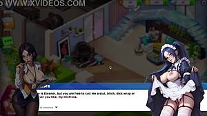 maid servant's massive tits tempt you in hornyvilla gameplay