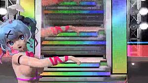 Hatsune miku full nude bunny goddess big tits ass exposed