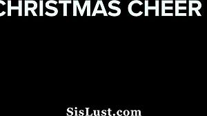 wanna join our christmas threesome with hot stepsisters??